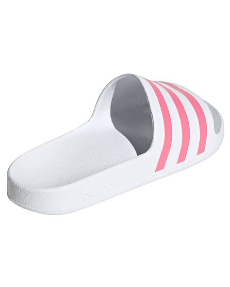 adidas badeschuhe weiß rosa gold|adidas aqua slides kaufen.